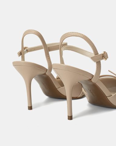  Giày Cao Gót Phối Nơ 