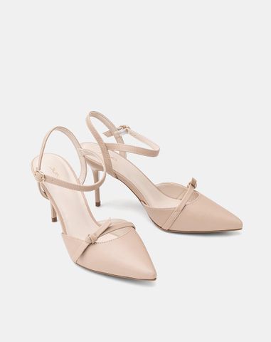  Giày Cao Gót Phối Nơ 