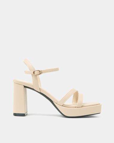  Giày Sandal Có Đúp Phối Quai Dây 