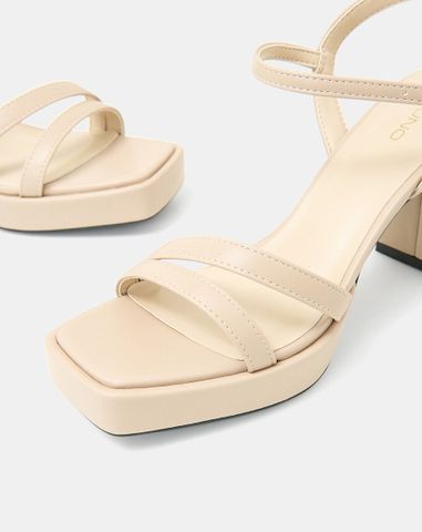  Giày Sandal Có Đúp Phối Quai Dây 