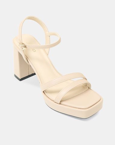  Giày Sandal Có Đúp Phối Quai Dây 