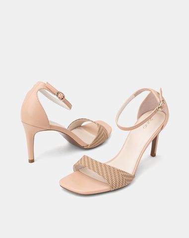  Giày Sandal Cao Gót Bít Hậu 