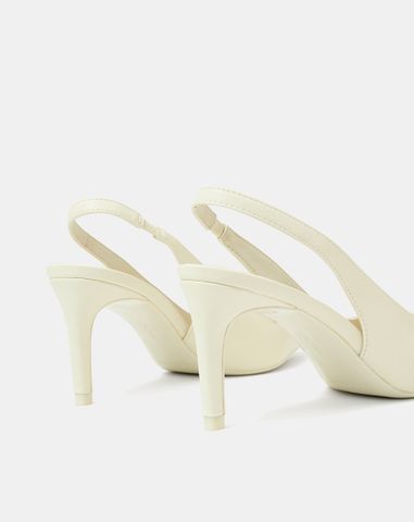  Giày Cao Gót Cao Gót Slingback Mũi Nhọn Gót Thanh 