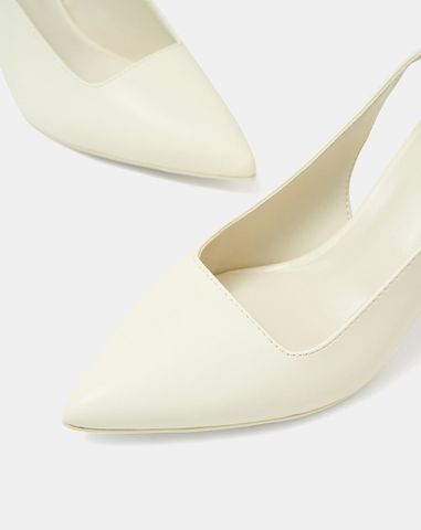  Giày Cao Gót Cao Gót Slingback Mũi Nhọn Gót Thanh 