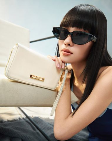  Ví Phối Vân Da Cá Sấu 