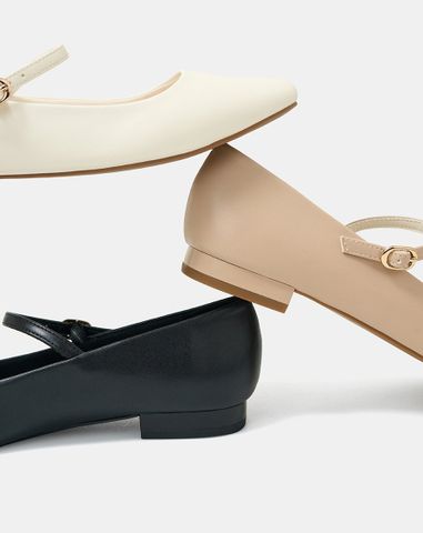  Giày Búp Bê Quai Mary Jane 