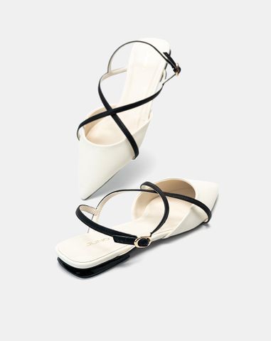  Giày Búp Bê Quai Chéo 