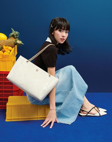  Giày Búp Bê Quai Chéo 