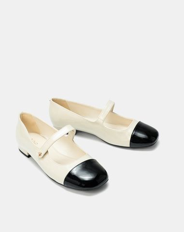  Giày Búp Bê Búp Bê Phối Toe Cap 