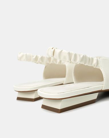  Giày Búp Bê Slingback Quai Thun 