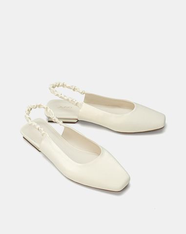  Giày Búp Bê Slingback Quai Thun 
