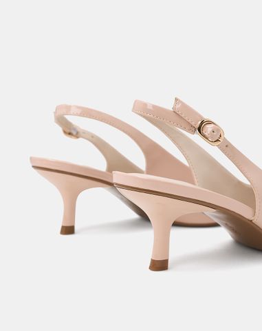  Giày Cao Gót Slingback Mũi Nhọn 