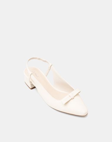  Giày Cao Gót Slingback Gót Vuông 