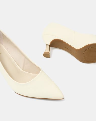  Giày Cao Gót Pump Mũi Nhọn Gót Thanh 