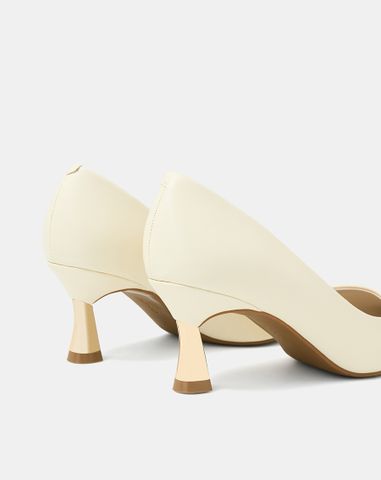  Giày Cao Gót Pump Mũi Nhọn Gót Thanh 