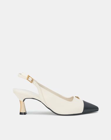  Giày Cao Gót Phối Khoá Trang Trí 