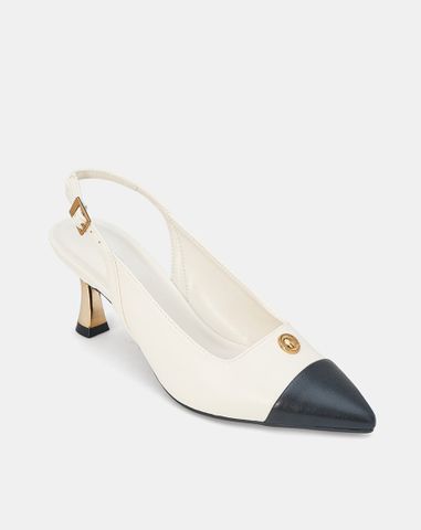  Giày Cao Gót Phối Khoá Trang Trí 