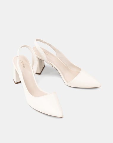  Giày Cao Gót Slingback Hở 