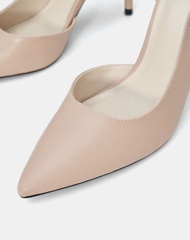  Giày Cao Gót Slingback Gót Thanh 