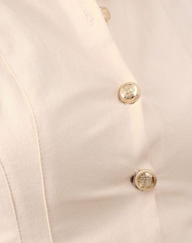  Đầm mini xếp ly phối nút gold 