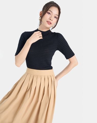  Chân váy Midi Xếp Li 