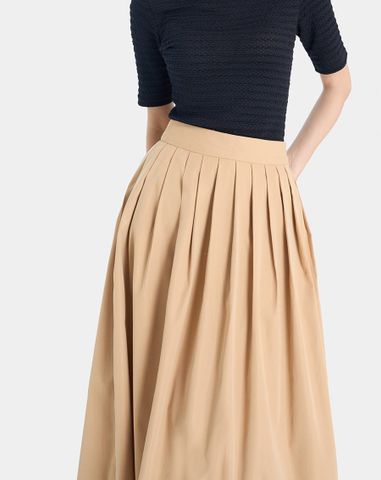  Chân váy Midi Xếp Li 