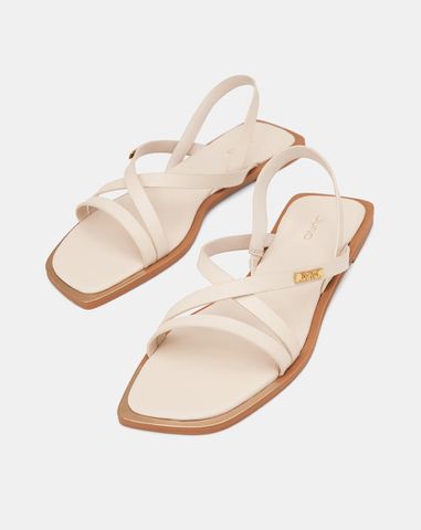  Giày Sandal Sơn Viền Phối Khoá Trang Trí 