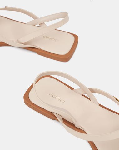  Giày Sandal Sơn Viền Phối Khoá Trang Trí 