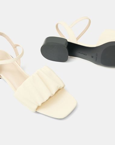  Giày Sandal Quai Ngang Bèo Nhún 