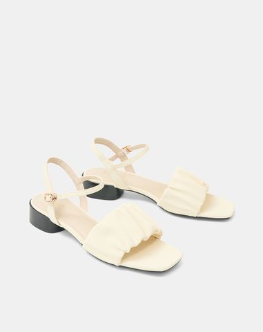  Giày Sandal Quai Ngang Bèo Nhún 
