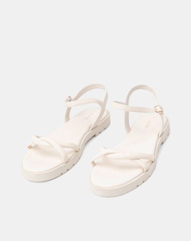  Giày Sandal Bệt Quai Xoắn 