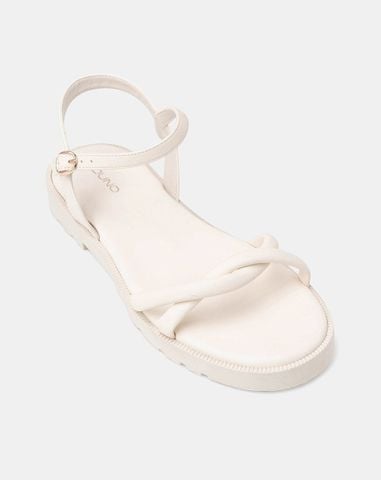  Giày Sandal Bệt Quai Xoắn 
