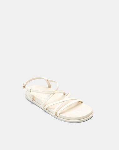  Giày Sandal Đế Bệt Quai Mảnh Chéo 
