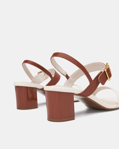  Giày Sandal 2 Quai Ngang Khoá Trang Trí 