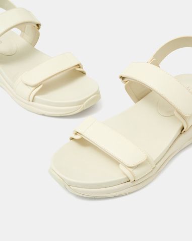  Giày Sandal Đế Thể Thao Quai Ngang Bản Lớn 