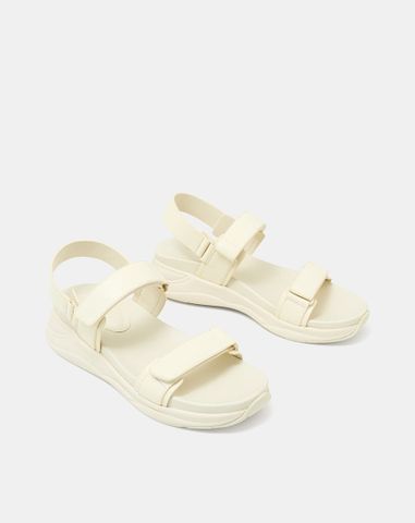  Giày Sandal Đế Thể Thao Quai Ngang Bản Lớn 