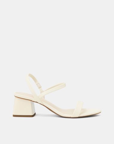  Giày Sandal Gót Thấp Quai Ngang 