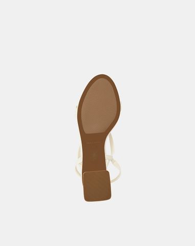  Giày Sandal Gót Thấp Quai Ngang 