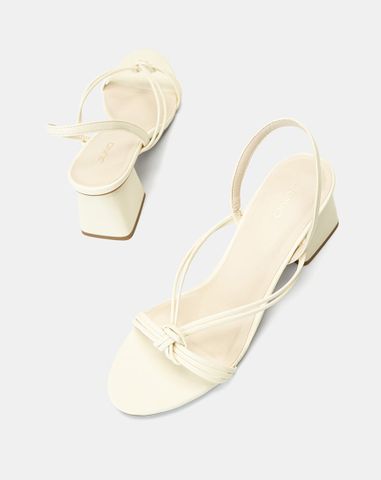  Giày Sandal Quai Mảnh Thắt Nút 