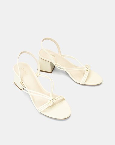  Giày Sandal Quai Mảnh Thắt Nút 