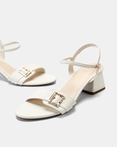  Giày Sandal Quai Đắp Phối Khóa 