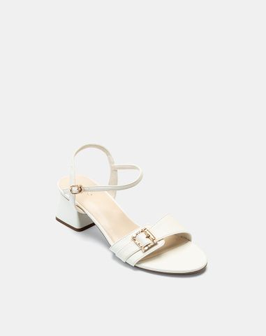  Giày Sandal Quai Đắp Phối Khóa 
