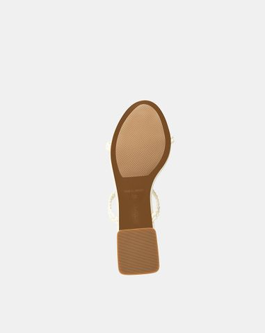  Giày Sandal Gót Vuông Quai Thắt 