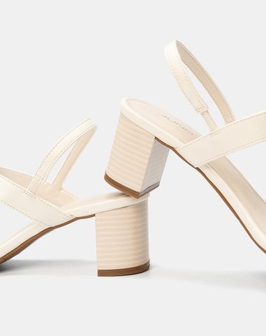  Giày Sandal Gót Vuông Basic 
