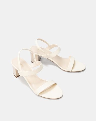  Giày Sandal Gót Vuông Basic 