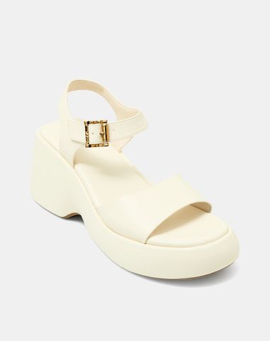  Giày Sandal Đế Xuồng Quai Ngang Quai Cổ Chân 