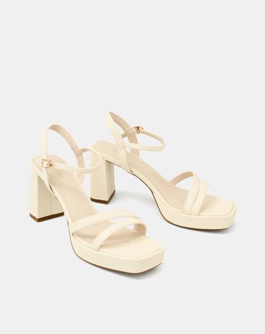  Giày Sandal Có Đúp Phối Quai Dây 