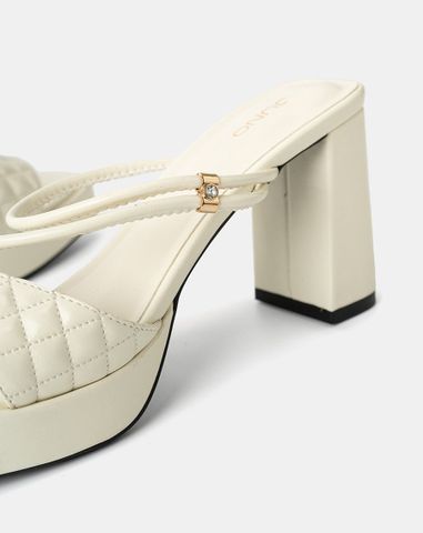  Giày Sandal Đế Đúp Quai Chần Bông 