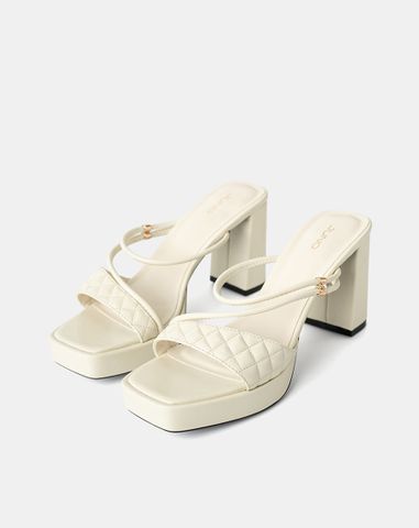  Giày Sandal Đế Đúp Quai Chần Bông 