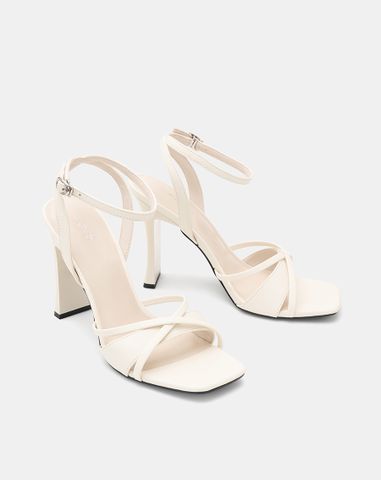  Giày Sandal Cao Gót Quai Chéo 
